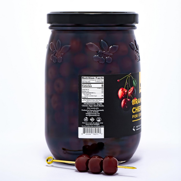 Gourmanity's Brandied Cherries Nutritional Facts