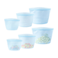 Gourmanity Cook Silicone Storage Bags with Zip Top 6 Bags - Gourmanity