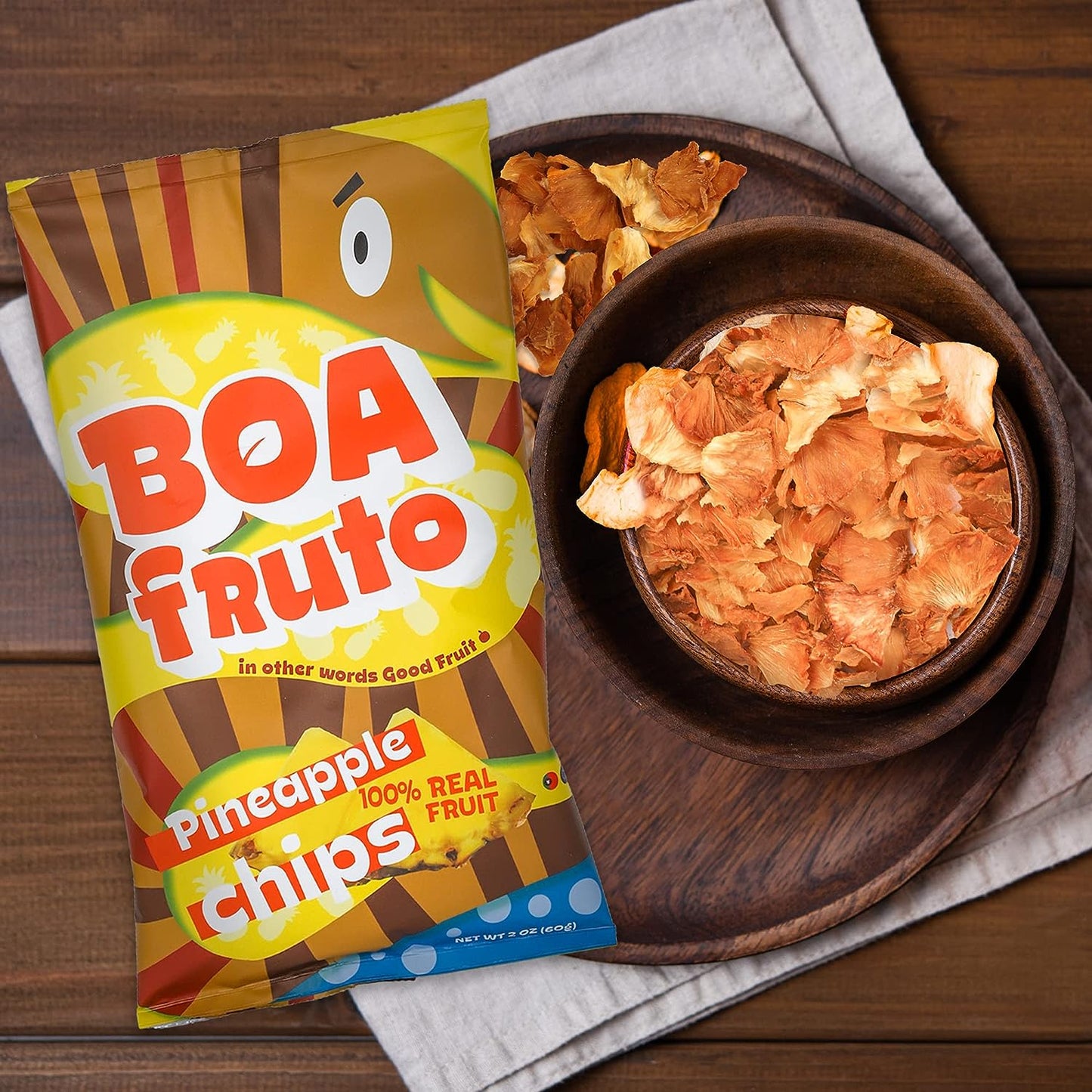 Boa Fruto By Gourmanity Pineapple Chips - Special Order