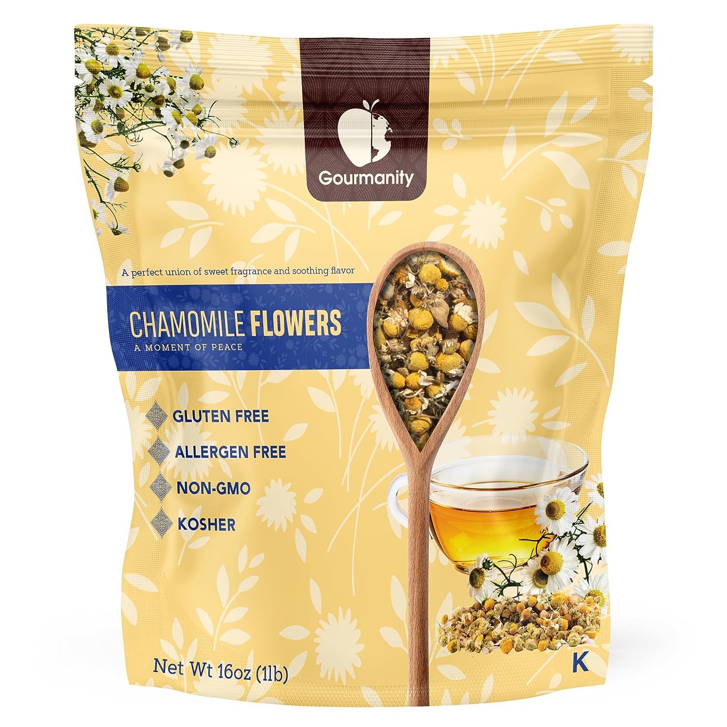 Gourmanity Chamomile Flowers 1lb - Gourmanity
