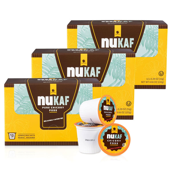 nuKAF Chicory Coffee K Cups - Gourmanity