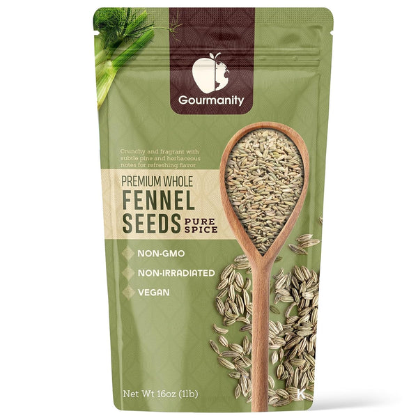 Gourmanity Whole Fennel Seeds 1lb