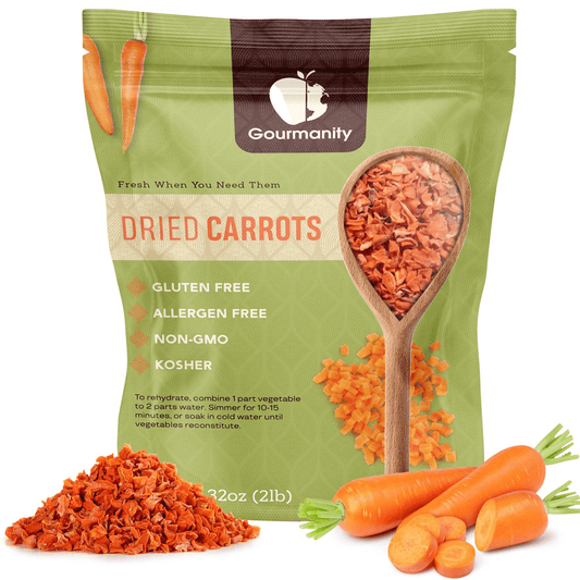 Gourmanity Dehydrated Carrot Flakes 2lb