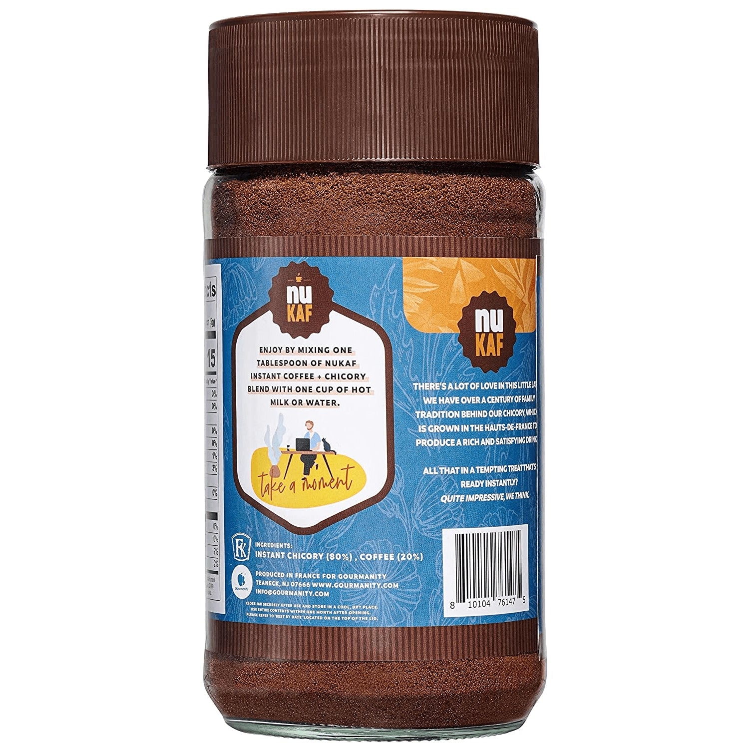 nuKAF By Gourmanity Instant Chicory Coffee Blend - Gourmanity