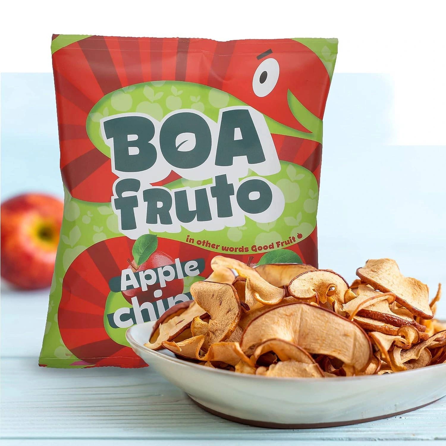 Boa Fruto By Gourmanity Red Apple Chips - Gourmanity