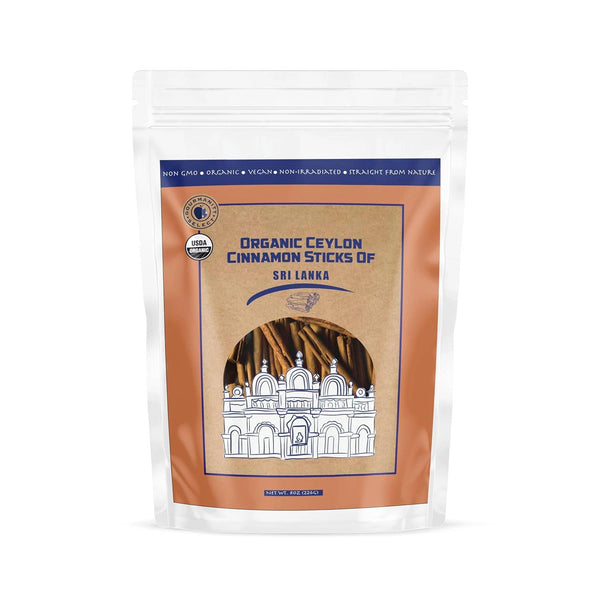 Gourmanity Select Ceylon Cinnamon Sticks From Sri Lanka 8oz