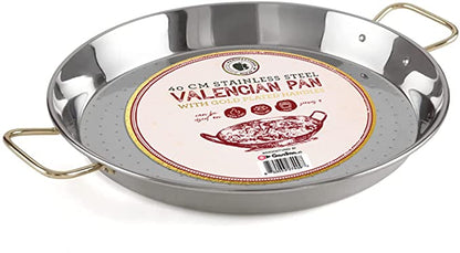 Made By Garcima For Gourmanity Stainless Steel Paella Pan